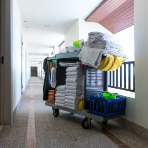 Carros de limpieza para hoteles